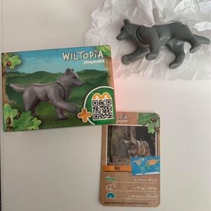 Wiltopia Playmobil Wolf Figure In Box